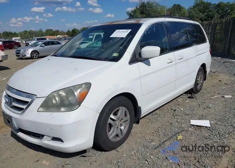 2007 Honda Odyssey Ex-L from USA, damaged, VIN 5FNRL387X7B087323